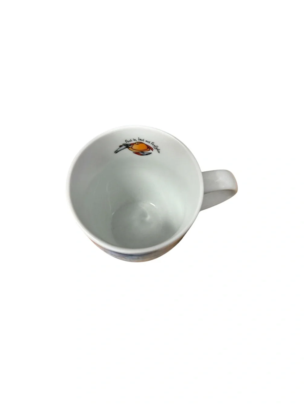 🫶🏻 First In, Last Out Firefighter Ceramic Mug Fine Porcelain